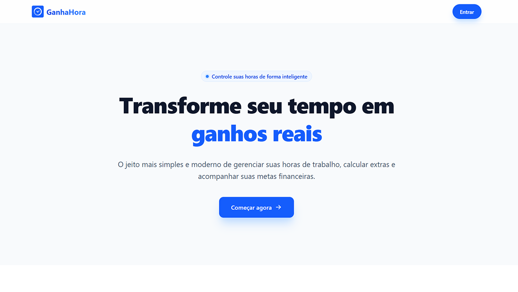 Site do GanhaHora